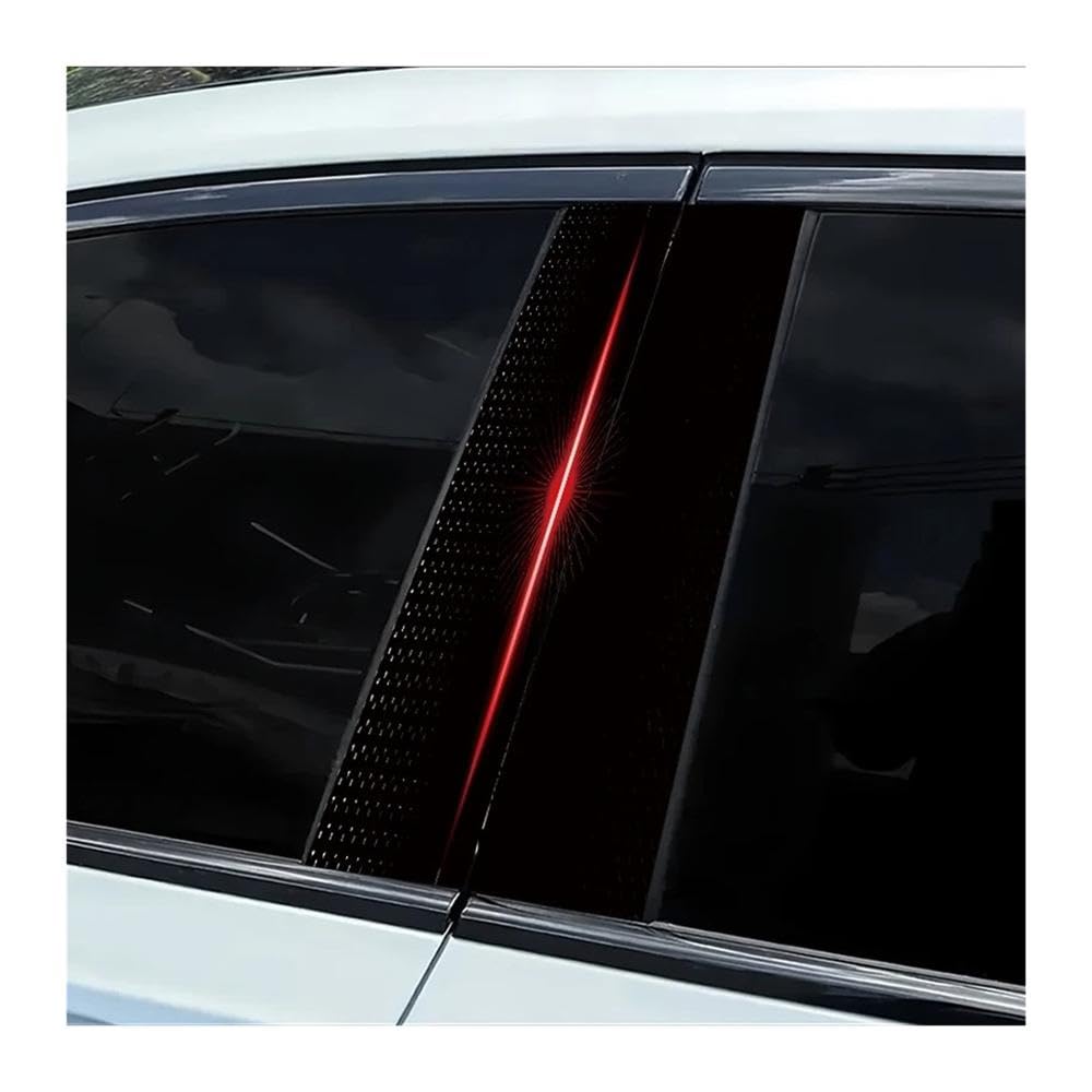 Body Parts 2 Pieces of Automotive B-Pillar Stickers Smooth Material Protection Film with Anti-Scratch Properties