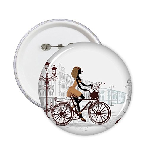 Badge vélo France pour personnaliser vos vêtements ternes avec une illustration touristique L