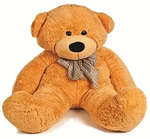 PRACHI TOYS Ultra Soft Plush Cute Teddy Bear with Neck Bow (Brown, 30 cm)