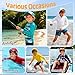 Boys Rash Guard Swim Shirts Toddler Kids Long Sleeve Hoodie UPF 50+ Sun Protection Swim Top Fishing Shirt with Thumb Hole Yellow 5-6 Years