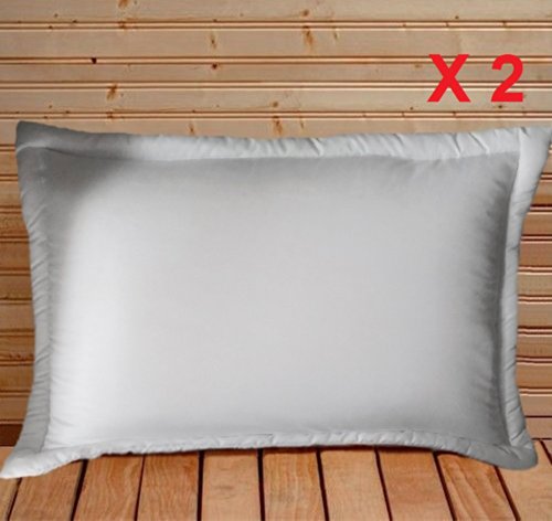 Set 2 Almohadas Memory Foam Gel Queen Blanco miniatura 5