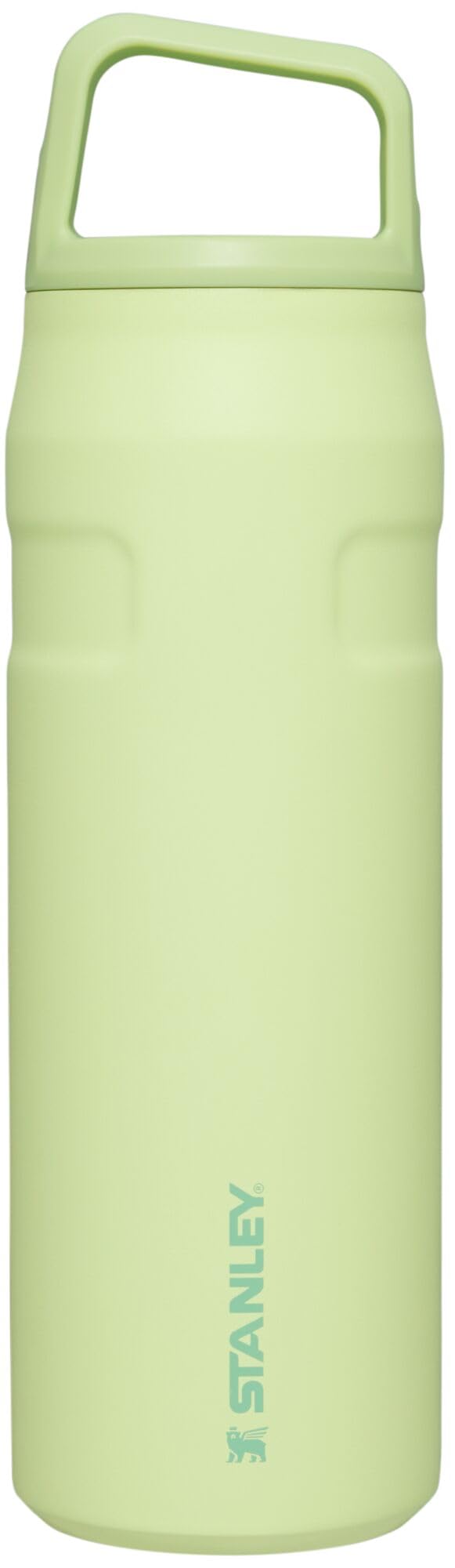 STANLEY IceFlow Cap and Carry Water Bottle 24 oz | Wide Mouth Twist Lid | Lightweight and Leakproof for Travel and Sports | Insulated Stainless Steel | BPA-Free | Citron-image-6