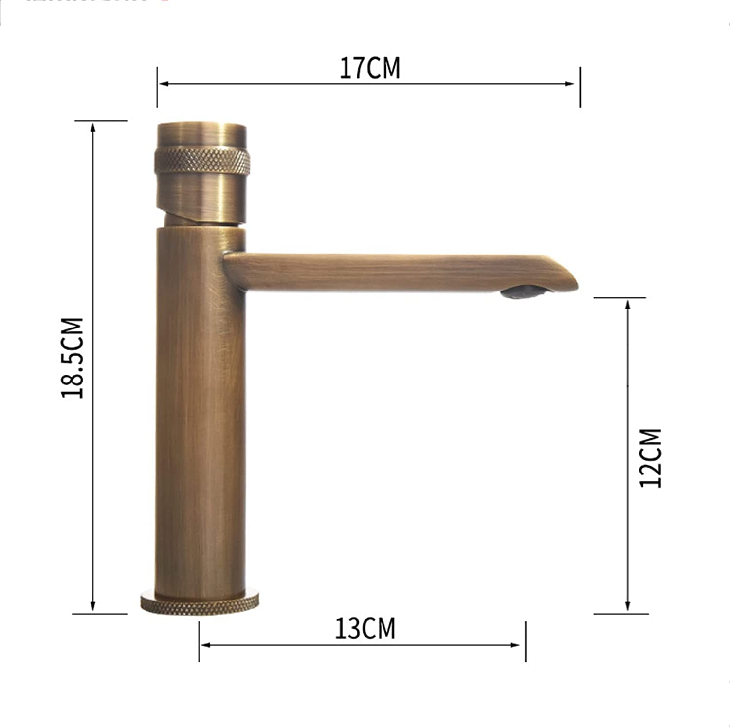 Ksunun Grifo de baño Grifo de lavabo de baño de latón Grifo mezclador de lavabo de un solo orificio Grifo de aireador Grifo de lavabo Grifo de lavabo de baño de una sola manija Grifo de lavabo de