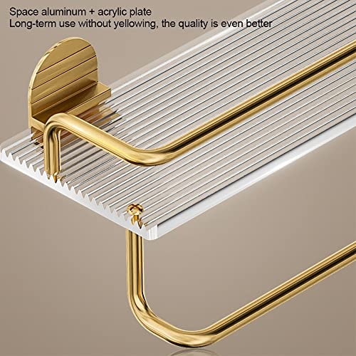 Étagère de rangement en acrylique 50cm pour optimiser les petits espaces