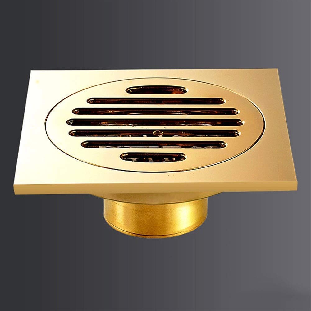 Drain de sol de douche avec filtre amovible en laiton durable