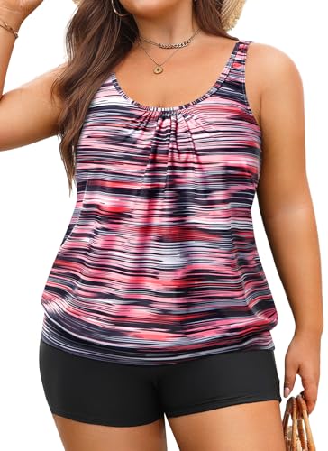 Image of Yonique Women Tankini Swimsuit
