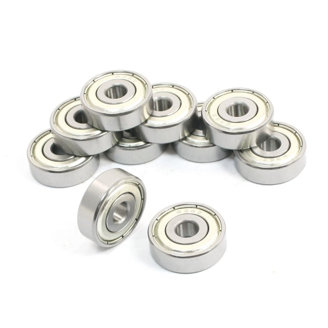 Soywim One Color Bearing, 10Pcs 636Z 6Mm X 22Mm 7Mm Single Row Sealed Deep Groove Ball Bearing Wear Resistance