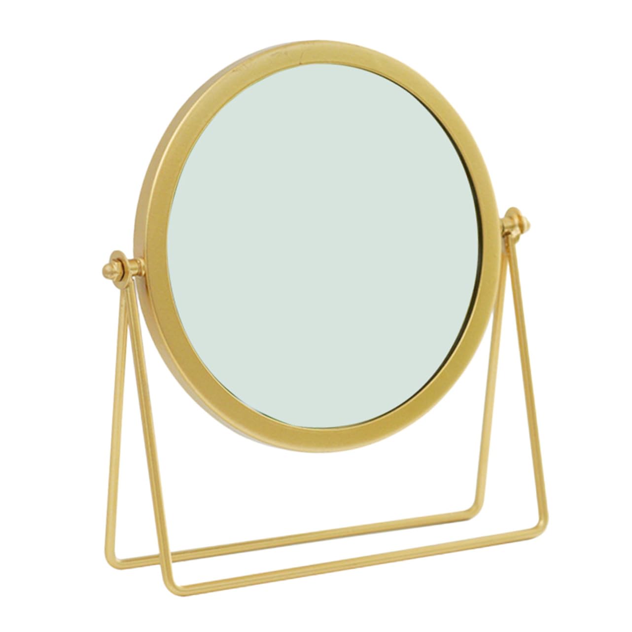 Miroir de Maquillage Or et Métal Doré Haute Clarté pour Coiffeuse Chic