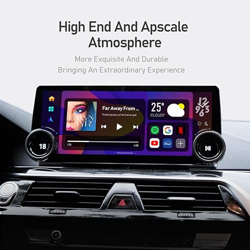 Image of MEGAAUDIO X23 12.3 Inch Diamond 2K Android 13 Car Stereo | 4+64GB | 4G WiFi | Wireless CarPlay Android Auto | DSP | GPS Navigation | Bluetooth | Dual Knob IPS QLED Touch Screen | MTK 10-Core Player
