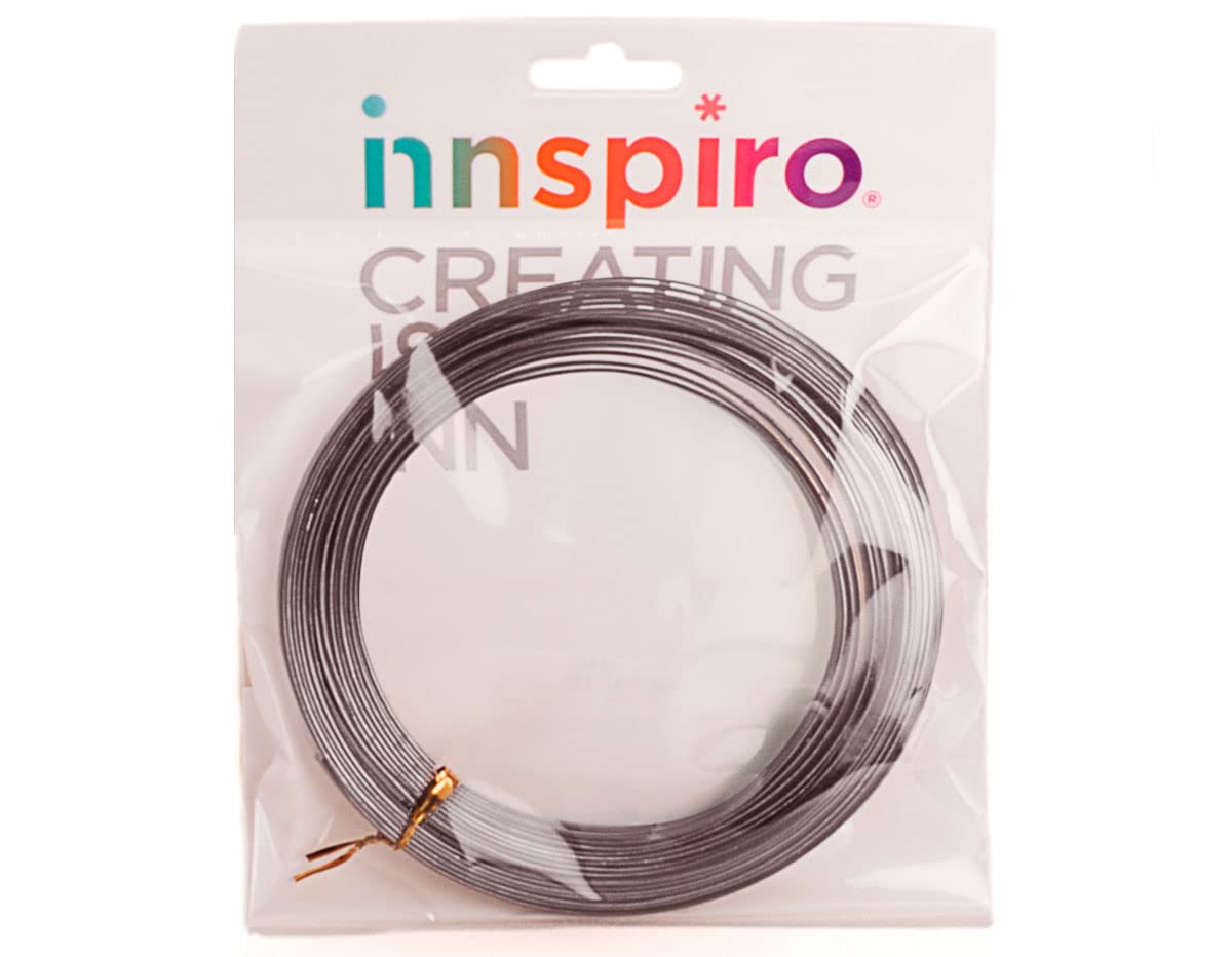 Aluminium wire MAGIC flat brown 7x1 mm. 5 m.