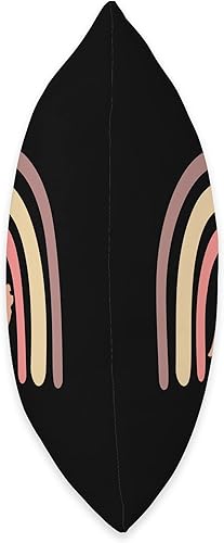 Miniatura 2 de Border Collie for Men Women Boys Girls by RJ Border Collie Dog-Mom Dad Pet Cute Rainbow Boho Pink Throw Pillow, 16x16, Multicolor