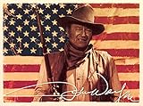 FFYYJJLEI 5D DIY Diamond Painting Full Round Diamond Embroidery Cross Stitch John Wayne Flag Picture...