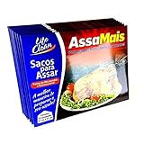 Kit sacos assa mais para carne peixes aves 30 sacos