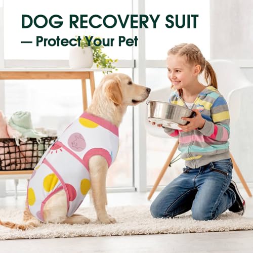 Image of Kuoser Recovery Suit for Dogs After Surgery, Female Dog Onesie for Surgery