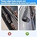 4PCS Silicone Windscreen Pivot Guards Windshield Wiper Covers, Arm Hole Protector Cover, Front Washer Protective Guards for Cars Trucks Vehicle