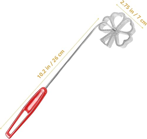 Miniatura 2 de Kichvoe Moldes para bunuelos con asa, 5 piezas rosetón timbal hierro set gofres moldes con mango embudo pastel anillo Molde para buñuelos de Viento