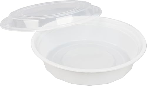Miniatura 114 de Restaurantware Asporto - Cajas para llevar de 16 onzas, 50 recipientes de alimentos para llevar para microondas, tapas de plástico transparente Negro