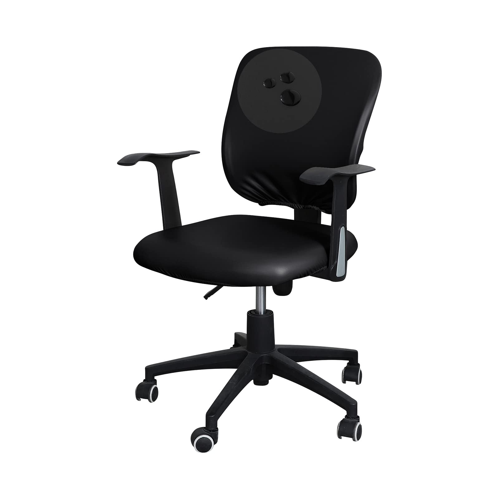 Housse de chaise de bureau pour fauteuil pivotant de maison et télétravail