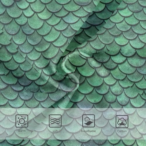 Cotton Girls Underwear Toddlers Mermaid Dragon Scales Green Panties Little Girl Animals Briefs Kids Undies 2t3