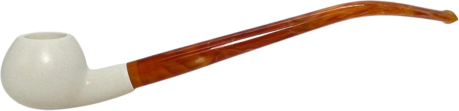 Standard Apple Smooth Churchwarden Meerschaum Pipes