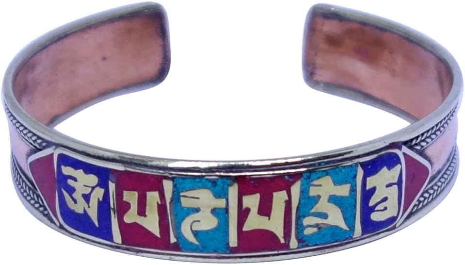 tibetan silverBoho Bracelet, Mens Womens Bracelet, Vintage Jewelry, Handmade Cuff Bracelet, Fashion Bracelet, Designer Bangle, Ideal for wrist size: 6.5" to 8.5" (adjustable), Copper, no gemstone