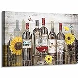 Large Wall Art Kitchen Pictures Wall Decor Red Wine Wall Art Pictures for Living Room Wall...