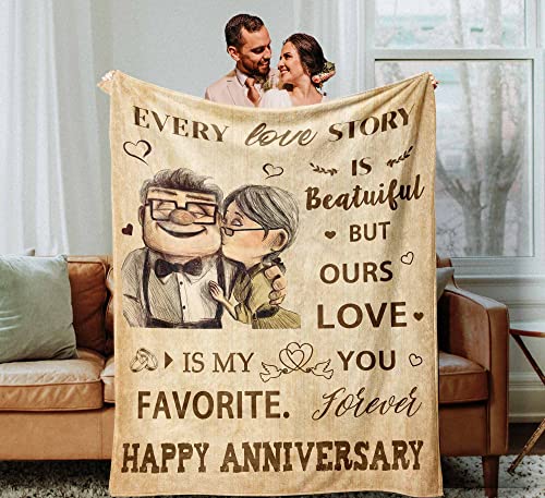 Paisscro Valentines Day Gifts For Wife, Wedding Anniversary Valentines Day Romantic Gifts For Her, Wife Birthday Gift Ideas,Gifts For Wife From Husband, Wife Blanket 50X60 Inch 01 #TOP21