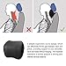 awave bloom Car Headrest,Car Seat Neck Rest Pillow,Comfort Headrest Cushion for Chair,100% Memory Foam Cervical Support,Leather Headrest for Driving,Relieve Neck Pain,Neck Supports for Car(Black)