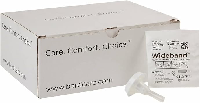 50 Pack Condom External Catheters 29mm, Medium, Rochester Wideband, 36302