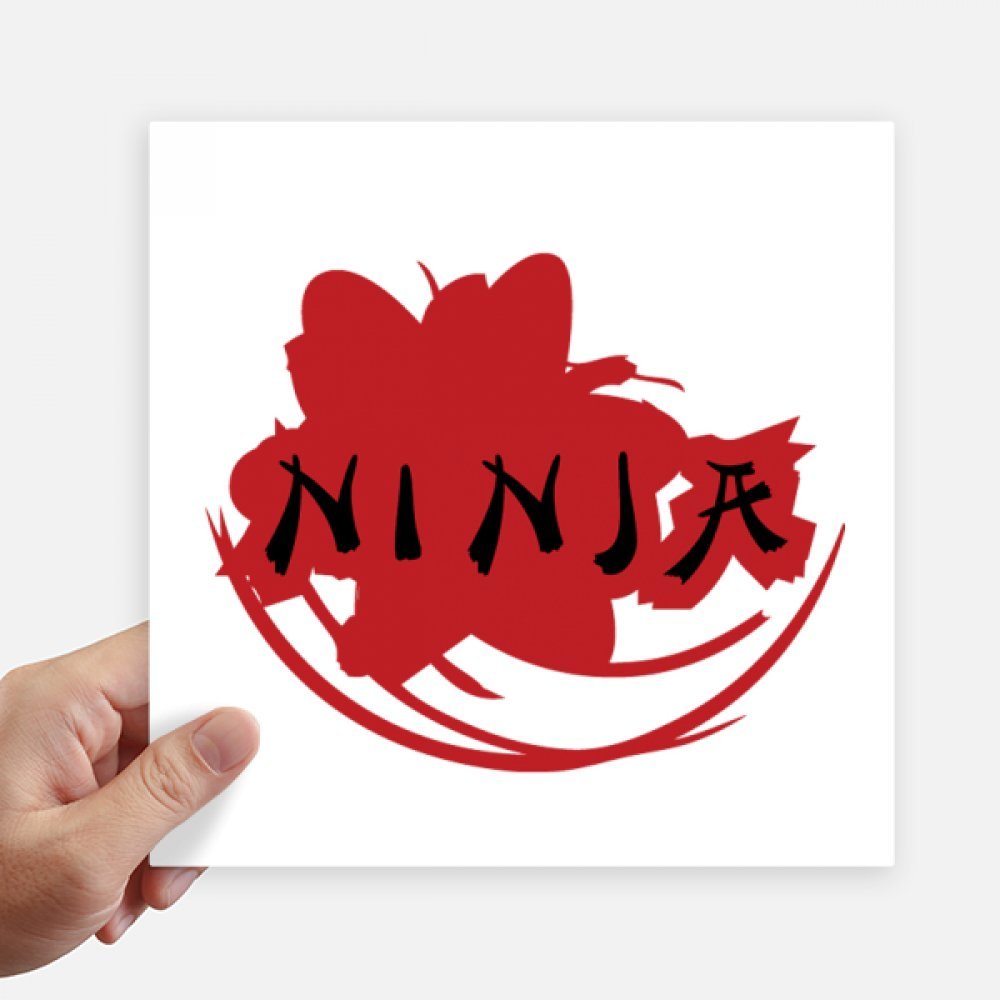 Autocollant Ninja Japonais Anti-Bulles de 20 cm pour Rénover Valises et PC Portables