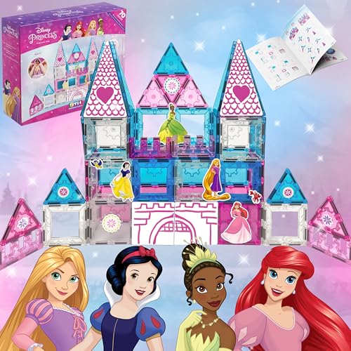 Tytan Disney Princess 70-Piece Magnetic Tile Castle Set