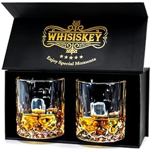 Whisiskey – Whisky Gläser Set – 2 Tumbler Gläser (2x 320 ml) – Whiskygläser – Whisky glas – Whiskey Zubehör Set…