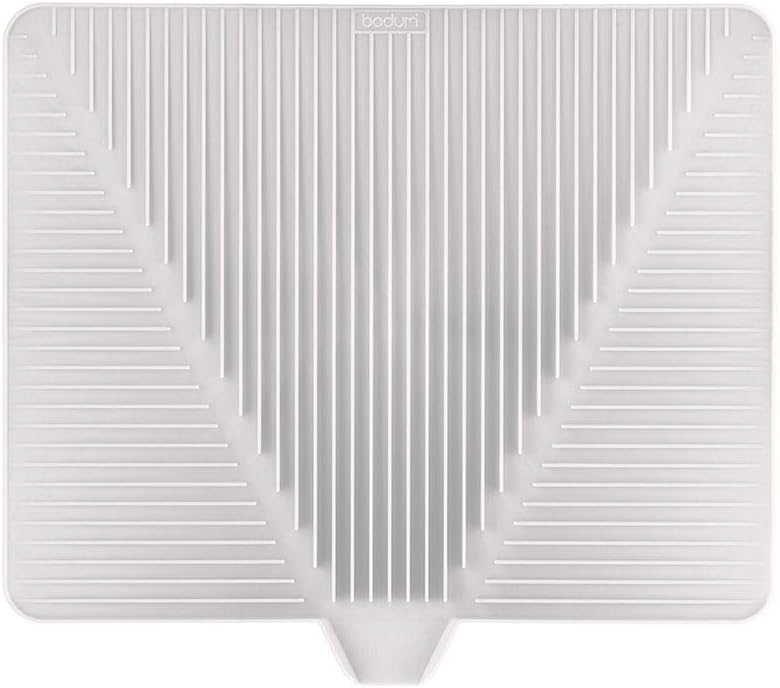Bodum 11548913 BISTRO Drying Mat (Sloping Grooves, Dishwasher Safe
