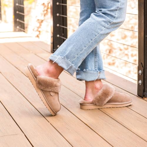 Image of Fireside by Dearfoams womens Sydney Genuine Shearling Scuff