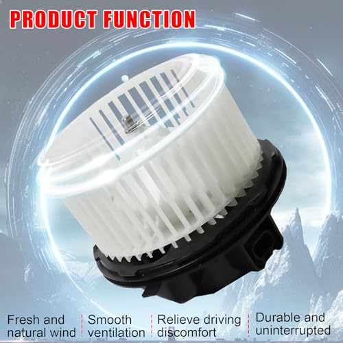 Image of Front Blower Motor 2007-2014 for Chevy Tahoe Silverado Avalanche Suburban | for GMC Yukon Sierra, for Cadillac Escalade 700164 Without Resistor 22741027