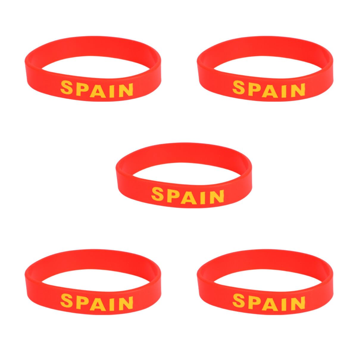 Amazon.co.jp: シリコン リストバンド スペイン国旗 応援用 スポーツ