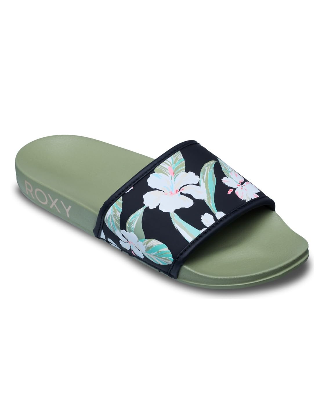 Roxy Women's Slippy Iv Sandals, Oil Green, 37 EU