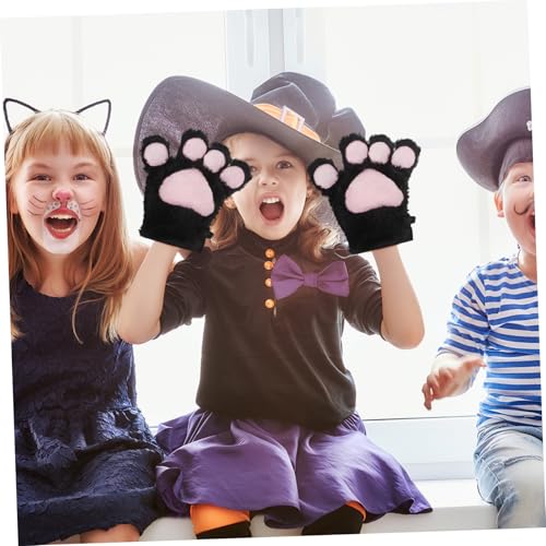 Cute Cat Paw Gloves Winter Animal Claw Mittens Warm Cat Claw Gloves for Cosplay4