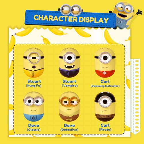 Minions EC360112 Blind Box Figures Toys, Musical Wobbler Toys, Cute Tumbler Wobbler Toys To All Ages, Action Figures Tumbler Toys thumb #4