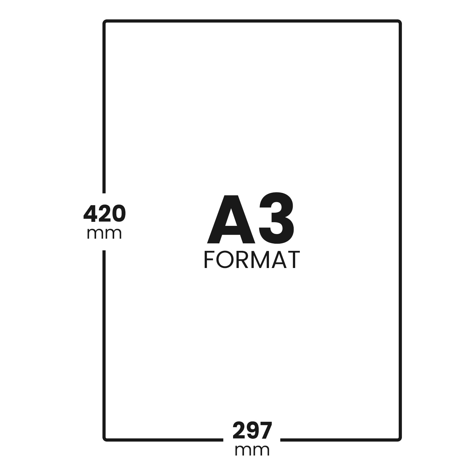 Folaser Film Autocollant Transparent A3 420x297mm Mat Pour Imprimante Laser Papier Polyester