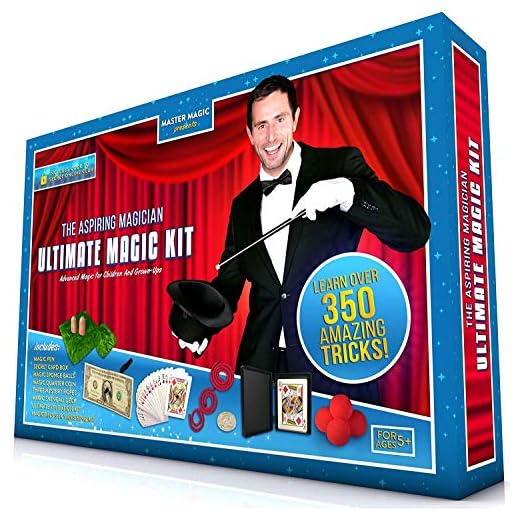 MasterMagic Ultimate Magic Kit - Advanced Magic Tricks for Children and Grow-Ups - Learn Over 350 Spectacular Tricks with This Magic Set - Ideal for Kids of All Ages and Grown-Ups!