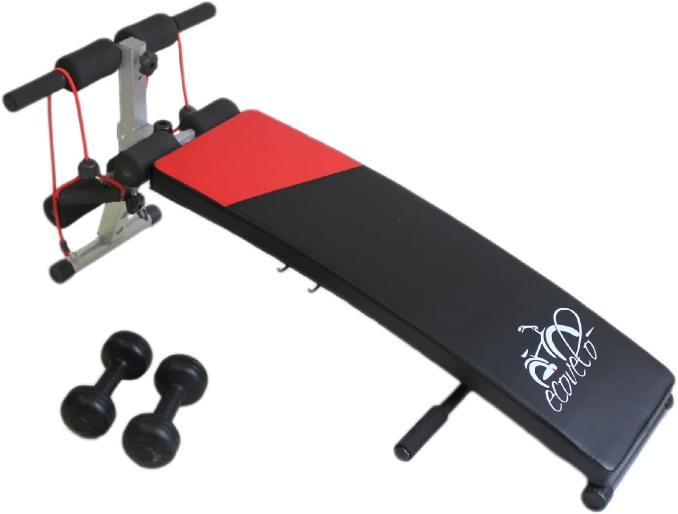 Panca Inclinata per Flessioni e Sit Up: Panca Regolabile per Flessioni su Panca e Sit Up su Panca Inclinata - Allenamento Completo per Addominali e Glutei