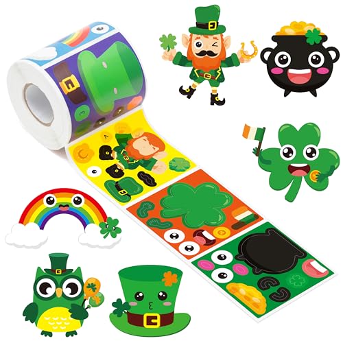 Haooryx St.Patrock’s Day DIY Stickers - 300 Pcs St.Patrock’s...