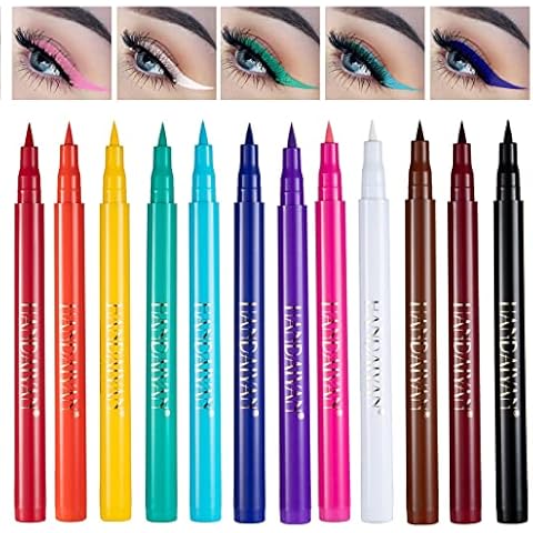 Vesaneae Eyeliner Waterproof 12 Couleurs Cover