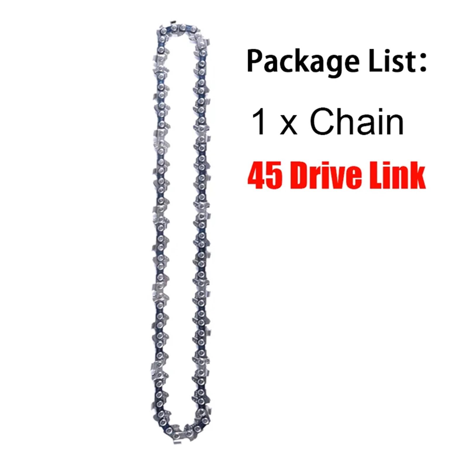 Cadenas y barra guía de 8 pulgadas, para Mini, hoja sierra eléctrica acero, accesorio herramienta eléctrica, corte madera repuesto Cadena de corte de madera(1pcs Chains)