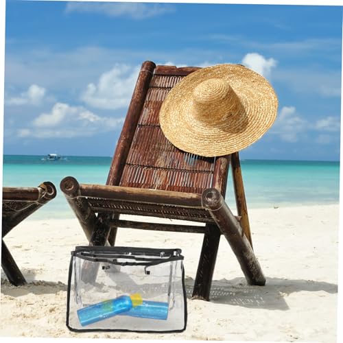 Transparent Beach Bag Organizer Versatile Tote for Women for Beach Essentials Travel and Outdoor Activities Durable Spacious Design for Luxuries and Sundries3