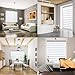 KALYSIE Zebra Roller Window Blinds,Custom Cut to Size,Roller Blinds Dual Layer Roller Shade Blinds, White, 30 to 110 inches Height, 12 to 102 Inches Width (White, Custom Size)