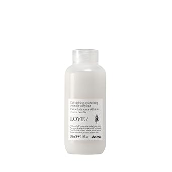 Davines LOVE/Curl Hair Cream, Lightweight Leave-On Serum for Wavy and Curly Hair - Defines Curls for Better Softness & Shine without Leaving Residue with Baobab Pulp