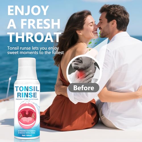 Tonsil Stone Remover, Tonsil Stone Mouthwash to Help Soothe Tonsils, Eliminate Bad Breath and Relieve Dry Mouth - Thumbnail 2