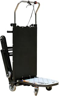 Electric Stair Climbing Hand Truck, 2980W Brushless Motor 48V 72Ah Battery, 500kg Heavy Duty Folding Power Dolly for Moving Appliances Furniture Upstairs